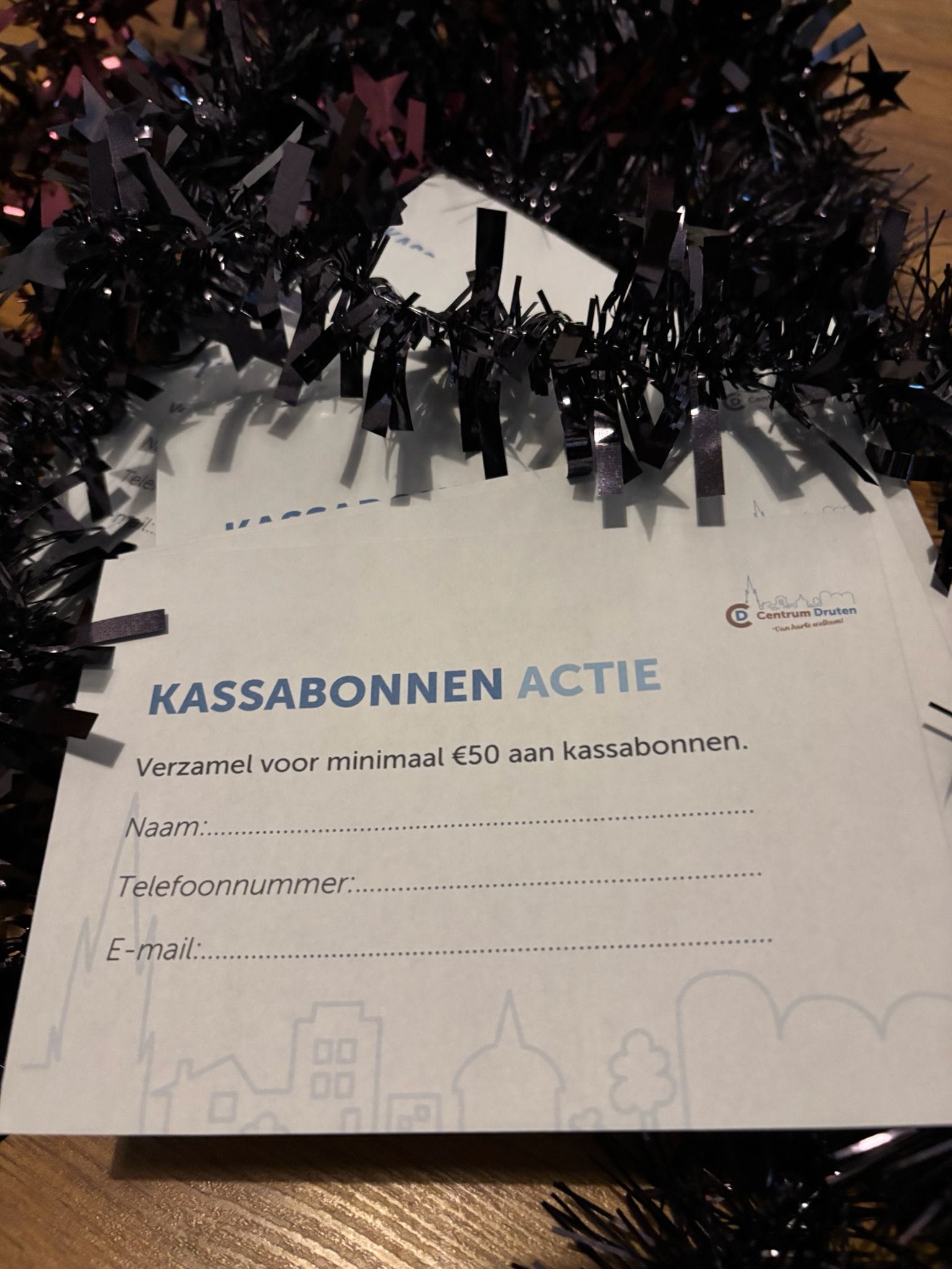 envelop kassabonnenactie