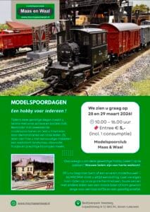 Flyer Modelspoordagen 2026