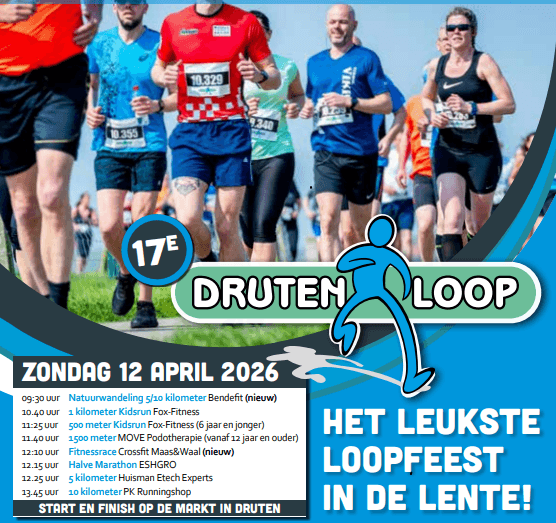 drutenloop 12 april 26